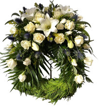 Load image into Gallery viewer, 40cm hefðbundinn útfararkrans - VELDU LIT