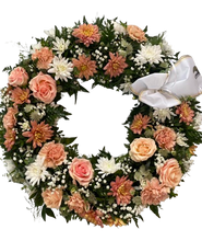 Load image into Gallery viewer, 40cm útfararkrans - VELDU LIT