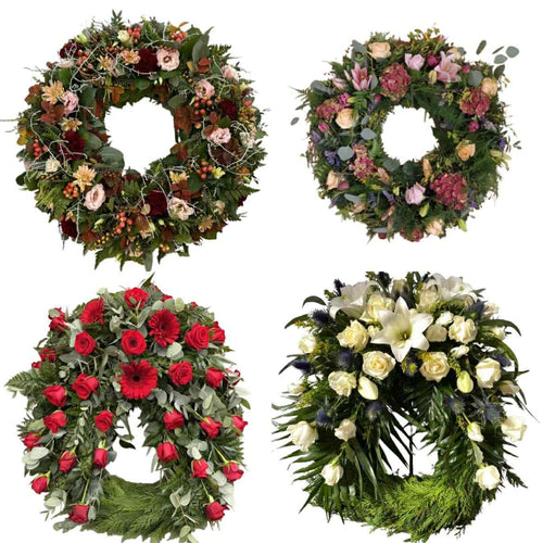 Krans - Val Blómaskreytisins - VELDU ÞEMA OG STÆRÐ