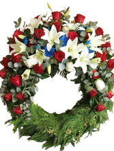 Load image into Gallery viewer, 60cm hefðbundinn útfararkrans - VELDU LIT