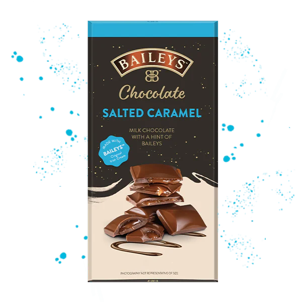 Baileys súkkulaðiplata með saltkaramellufyllingu. 90g