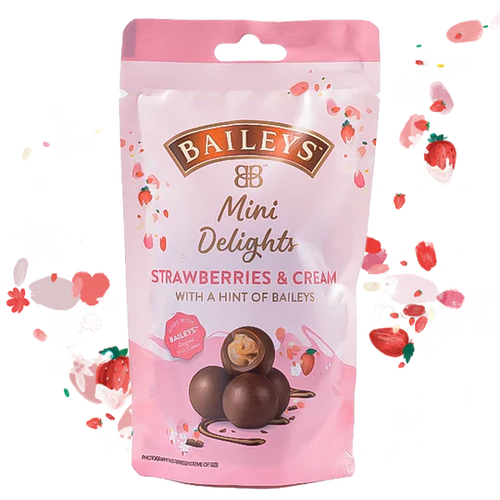 Baileys súkkulaðitrufflur í poka, jarðarberja og rjóma, 102g