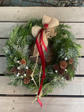 Load image into Gallery viewer, Skreyttir hurðakransar 30cm &amp; 40cm