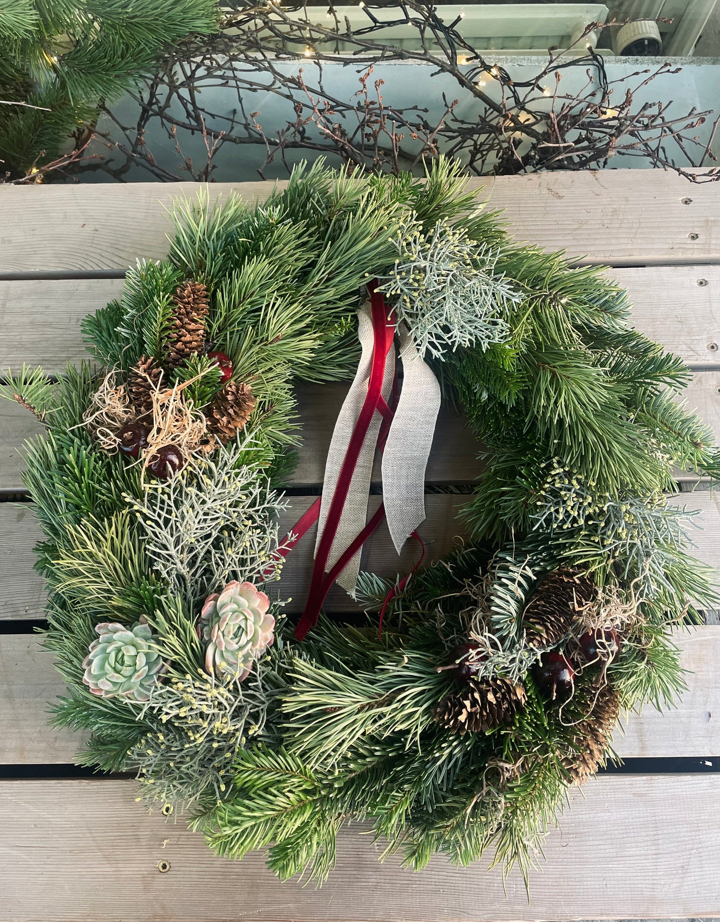 Skreyttir hurðakransar 30cm & 40cm