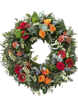 Load image into Gallery viewer, 40cm útfararkrans - VELDU LIT