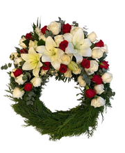 Load image into Gallery viewer, 40cm hefðbundinn útfararkrans - VELDU LIT