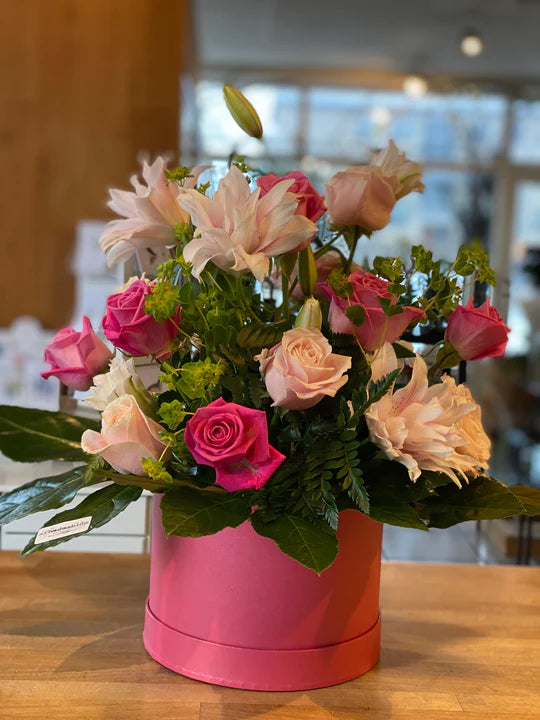 Glæsileg blóm í öskju - VELDU LIT