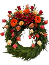 Load image into Gallery viewer, 40cm hefðbundinn útfararkrans - VELDU LIT