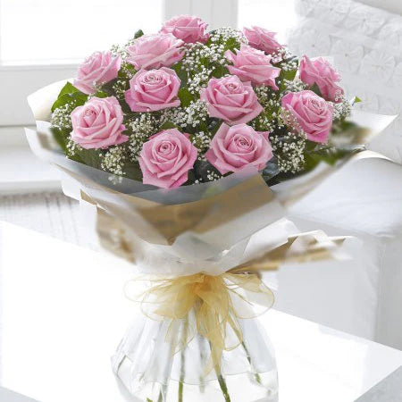 Rósavendir aðrir litir með brúðarslöri - VELDU LIT